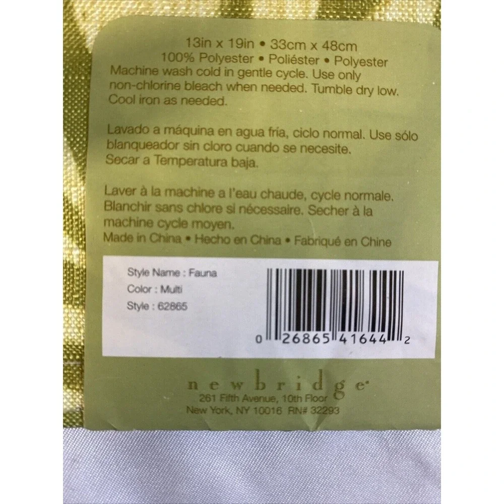 4 Vtg Floral Fauna Placemats Indoor Outdoor Island Breeze Hibiscus Red Green NOS